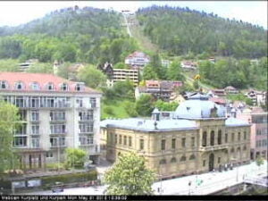 Webcam Bad Wildbad Kurplatz und Kurpark Live