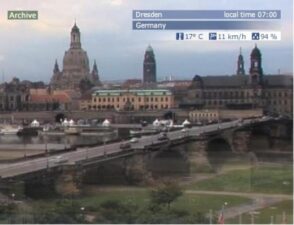 Webcam Albertbrücke in Dresden Live