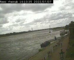 Stadt Rees Webcam Rhein Live