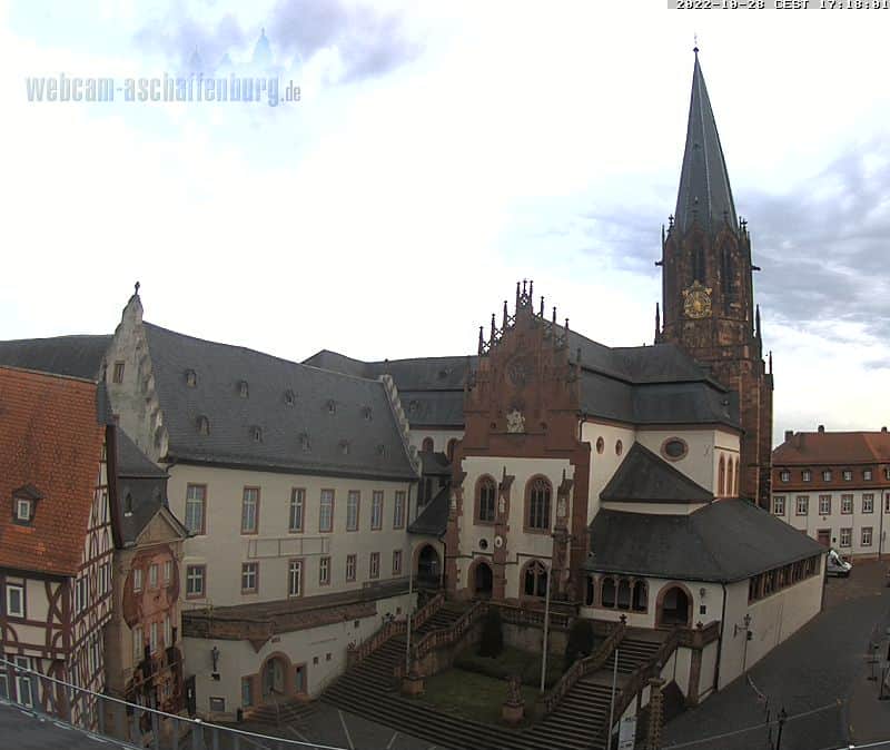Webcam Aschaffenburg Stiftskirche Live