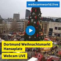 Dortmund Weihnachtsmarkt Hansaplatz Webcam Live