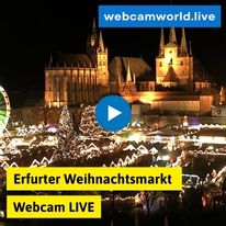 Erfurter Weihnachtsmarkt Webcam Aktuell Live