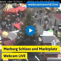 Marburg Schloss Webcam Marktplatz Live