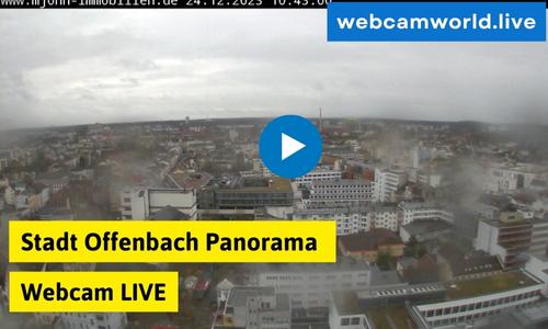Stadt Offenbach Webcam Panorama Live