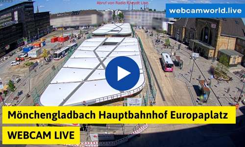 Mönchengladbach Hauptbahnhof Europaplatz Webcam Live